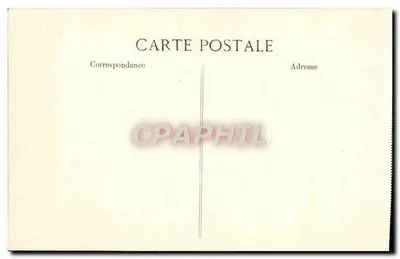 Antiga câmara de dormir das Rainhas-Mães — Palácio de Fontainebleau — Edição ELD, n° 278 — Verso