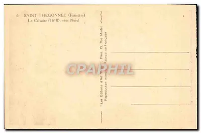 Saint-Thégonnec — Le Calvaire (1610), côté Nord — Les Éditions d'Art Yvigny, Paris — Verso