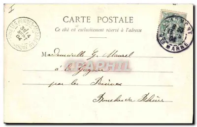 Galeria do Viaduto — Chaumont, 28 de setembro de 1904 — Editor: A. Gérard, Chaumont — Verso