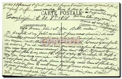 Compiègne — Zamek — LL. — n° 99 — Rewers