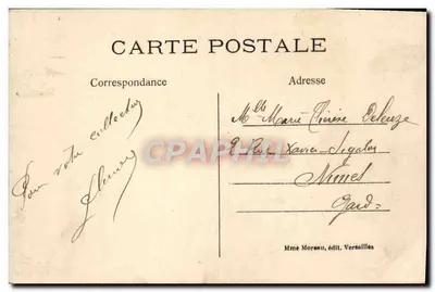 Palazzo di VERSAILLES — Facciata rivolta verso la Terrasse — Mme Moreau, editore Versailles — Verso