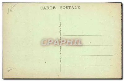 Rouen - Most Corneille — widok na Seinę z katedrą — wydawca MACON, nr 416 — Rewers