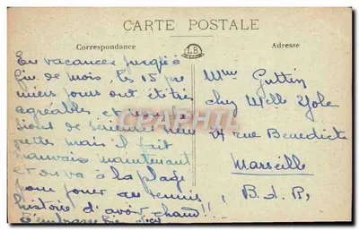 Granville — O Cabo Lihou — J. Fuché fot. — Verso