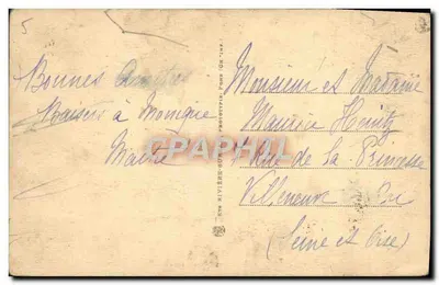 Royan (Ch.-Inf.) — Foncillon y el antiguo Casino — Reverso