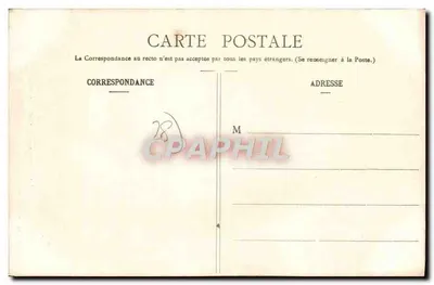 Kasteel d'Anet - De Vestibule — Ch. Foucault, uitgever, Dreux, n°5 — Achterkant