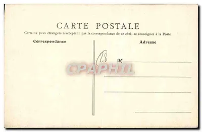 Portal da Igreja Paroquial de Anet — Eure-et-Loir — B. F., Paris, n°42 — Verso