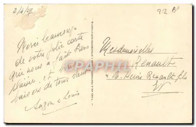 LANNION - Igreja de São João de Baly - Fachada do Século XVI - Conjunto — Verso