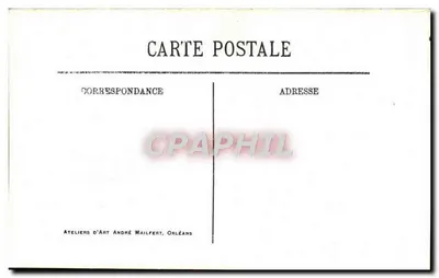 Orléans — Casa de François Ier — Galeria do primeiro andar (segundo uma gravura antiga) — Verso