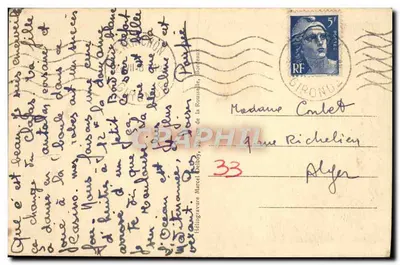 Arcachon (Gironde) — Kasyno nad plażą — Yobled, n°624 — Rewers