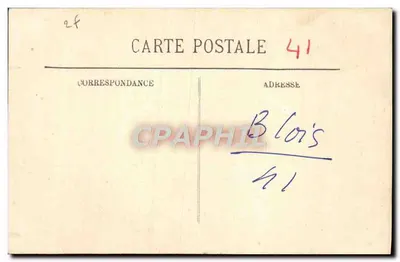 Blois — A Catedral — LL. n° 142 — Verso