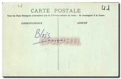 Blois — O Castelo — Ala Luís XII — A Capela — LL. — Verso