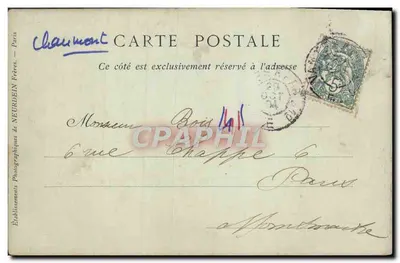 Zamek w Chaumont-sur-Loire — Most Levis — G. H. Phot — Rewers