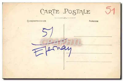 ÉPERNAY — Château Perrier — Éd. J. B. — Rewers