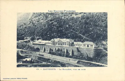 Cauterets - La Raillère, widok z przodu — Hautes-Pyrénées — Fototypia Labouche Frères, Toulouse, nr 19