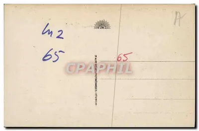 Luz - Kasteel Ste-Marie — middeleeuwse ruïnes — onbekende uitgever, serie-nummer 12 — Achterkant