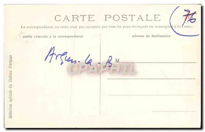 Zamek Arques-la-Bataille — Wieża XI wieku — strona E — Cl. Paoli — Rewers