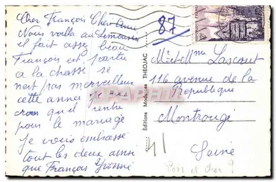 Vista Panorámica de SAINT-LEONARD — Ediciones Théoujac — Reverso