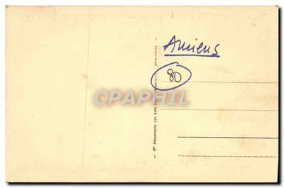 Amiens - Entrada do Coro — editor: Almanaque das Artes e Tradições Francesas, n° 54 — Verso