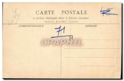 Kasteel van Sully — Chalon-sur-Saône — Phototype Bourgeois Frères — Achterkant