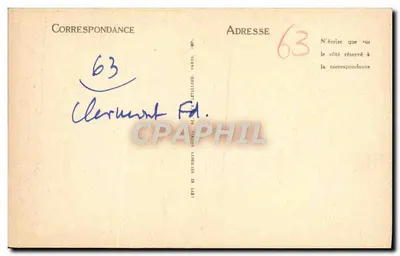 Clermont-Ferrand — Kerk van Notre-Dame du Port — LL. — n° 334 — Achterkant