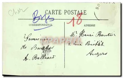 Bourges — Zespół Centralnego Przedsionka Katedry — L. 15 — Rewers