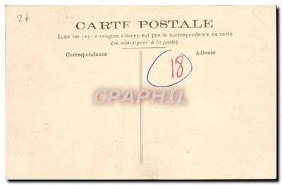 Castello di Turly (Cher) — vista del castello con portone — Nuove Gaphères, n°256 — Verso