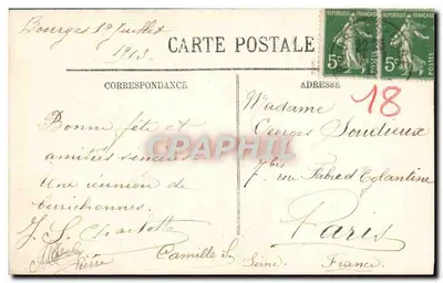 Bourges — Katedra — LL, nr 150 — Rewers
