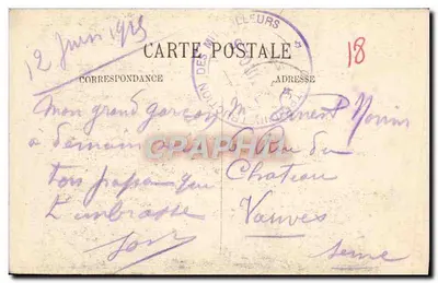 Bourges — Pałac Jacques-Cœur — Wielka Kwatera — LL. — nr 54 — Rewers