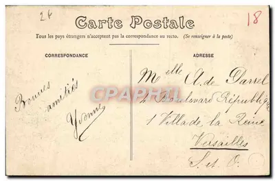 Bourges — Katedra — Widok z południowej strony — Nowe Galerie — Rewers