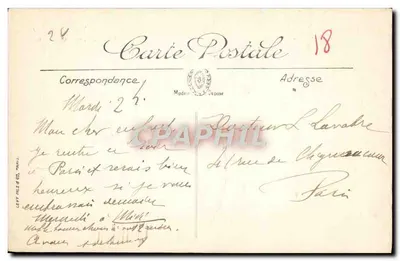 Bourges — Façada Pałacu Jacques-Cœur — LL. — n°45 — Rewers