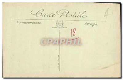 Bourges — Pałac Jacques Cœur — Szczegółowy widok fasady — LL — Rewers