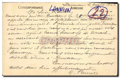 Lannion — Le Léguer verso il Ponte Santa Anna — LL — Verso