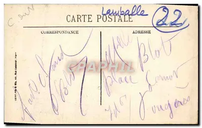 Lamballe — Katedra Najświętszej Maryi Panny — Jubé. Wyd. J. Sorel, Rennes — Rewers