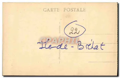 Eiland Bréhat (C.-du-N.) - La Croix de Crech-Guen - AB — Achterkant