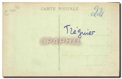 Tréguier - La Cattedrale. Le Tre Torri viste dal Chiostro — Edizione St. B. Hamonic, n° 6859 — Verso