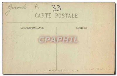 Arcachon - zachód słońca — Phototypie Marcel Delbouy, Bordeaux, n°457 — Rewers