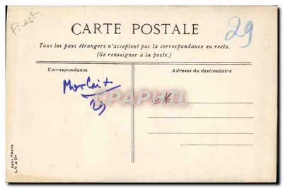 Morlaix - Katedra św. Mélaine — wydawca L.Y.A.C. nr 29 — Rewers