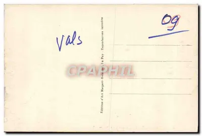 Vals-les-Bains (Ardèche) — Vista geral, Bairro da Igreja — Villa Sudion, n° 8179 — Verso