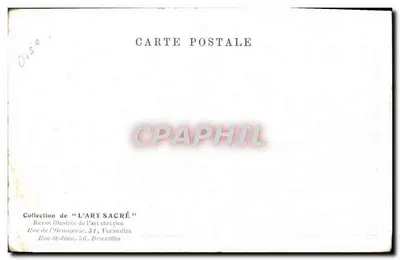 Witraże XVI wieku — Zamek w Chantilly — Kolekcja 'L'ART SACRÉ' — Rewers