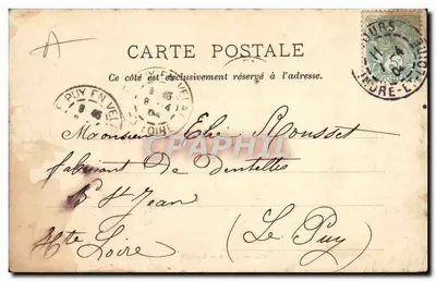 Tours — Lycée Descartes — éditeur Grand Bazar de Tours, n° 178 — Achterkant