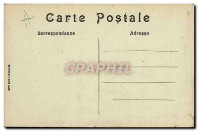 Stara pocztówka Tours Katedra św. Gatiana — Rewers