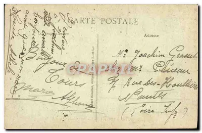 CPA Vouvray les Bords De La Cisse — Verso