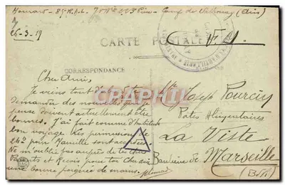 LYON — O Palácio de Justiça — C.B. — n° 1635 — Verso