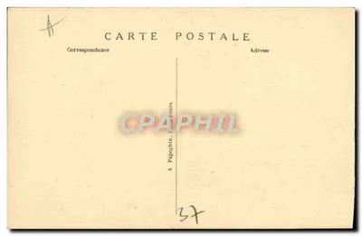 Chenonceau (Loiret) — Zamek (Strona Wschodnia) — A. P. — Rewers