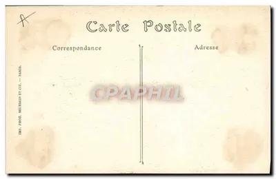 Tours — Velho Mosteiro de St-Gatien, lado oeste e Torre de Escada — ND. Fot. — n° 345 — Verso