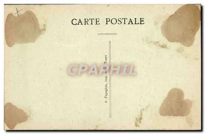 Hôtel Gournay w Tours — budynki z XV wieku, zamieszkiwany przez Jeana de Xaincoings — A. P. — Rewers