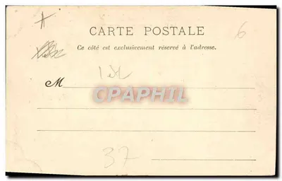 Widok z lotu ptaka z Tours — Dzielnica Saint-Pierre-des-Corps i Abpia Marmoutier — wydawca nieznany, nr 201 — Rewers