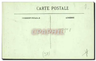 Tours — A Torre de Carlomagno, século XII — A Rainha Lustigarde, esposa de Carlomagno, enterrada no térreo desta torre em uma capela desaparecida hoje — LL — Verso