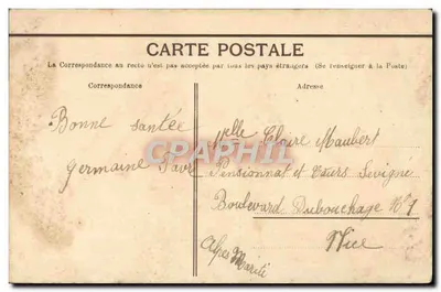 Cannes (A.M.) — Wyspa Świętej Margaryty, więzienie Bazaine — P. L. Maillan, wyd., Cannes 681 — Rewers