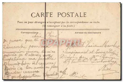 Cannes. L'heure de la Musique — kiosque à musique sous un grand arbre, éditeur L.V. & Cie, n°25 — Rewers